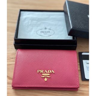 PRADA - 月末まで限定お値下げ【正規品】PRADA 名刺入れ PEONIA