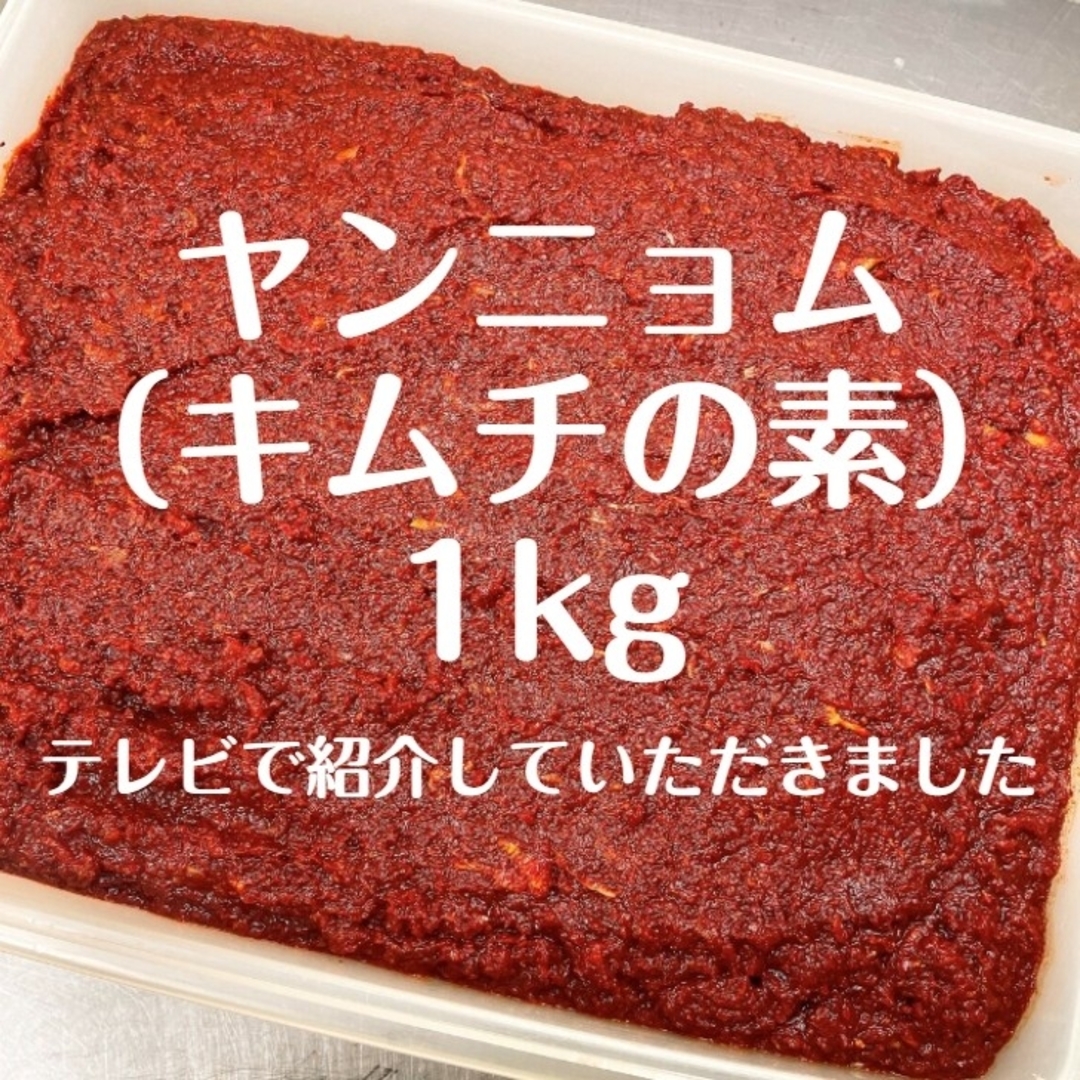 ヤンニョム キムチの素 1kg ヤンニョン 食品/飲料/酒の食品(調味料)の商品写真