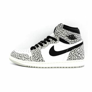 ナイキ(NIKE)のナイキ NIKE ■ 【 AIR JORDAN 1 HIGH OG White Cement DZ5485 052 】 エア ジョーダン 1 ホワイト セメント スニーカー w17903(スニーカー)