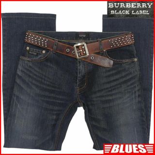 バーバリーブラックレーベル(BURBERRY BLACK LABEL)の廃盤 バーバリーブラックレーベル ジーンズ デニム ノバチェック 刺繍TJ901(デニム/ジーンズ)