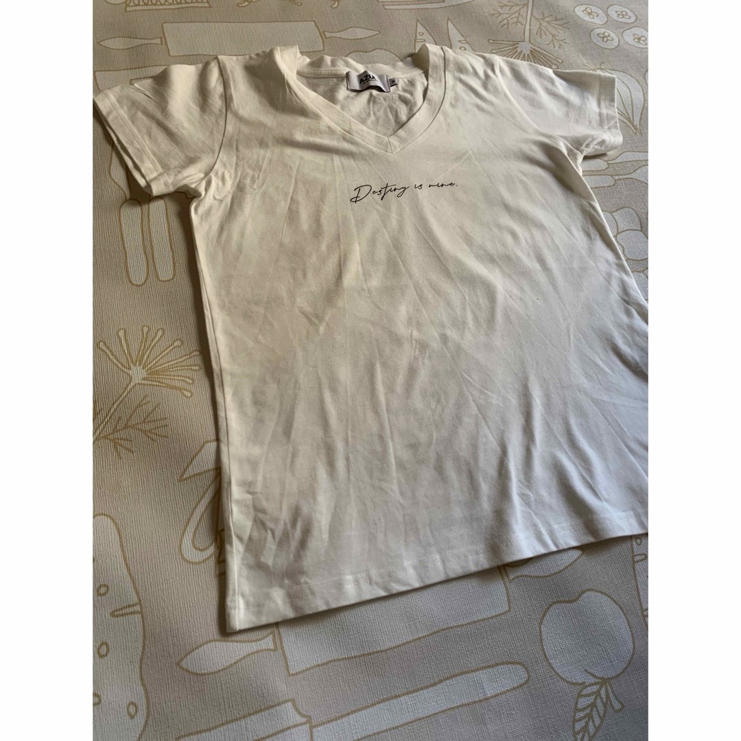 AZUL by moussy(アズールバイマウジー)のTシャツ AZUL by moussy 白 レディースのトップス(Tシャツ(半袖/袖なし))の商品写真