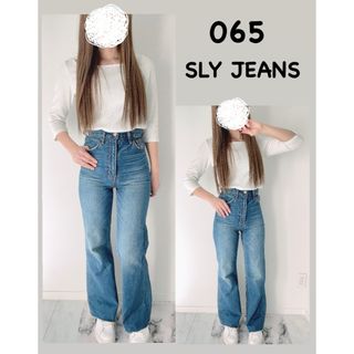 スライ(SLY)の【 SLY JEANS 】スライ デニム 23インチ バギーパンツ フレア(デニム/ジーンズ)