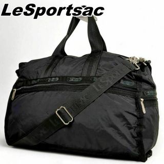 LeSportsac - レスポートサック ボストンバッグ トラベルバッグ 2way ナイロン ブラック