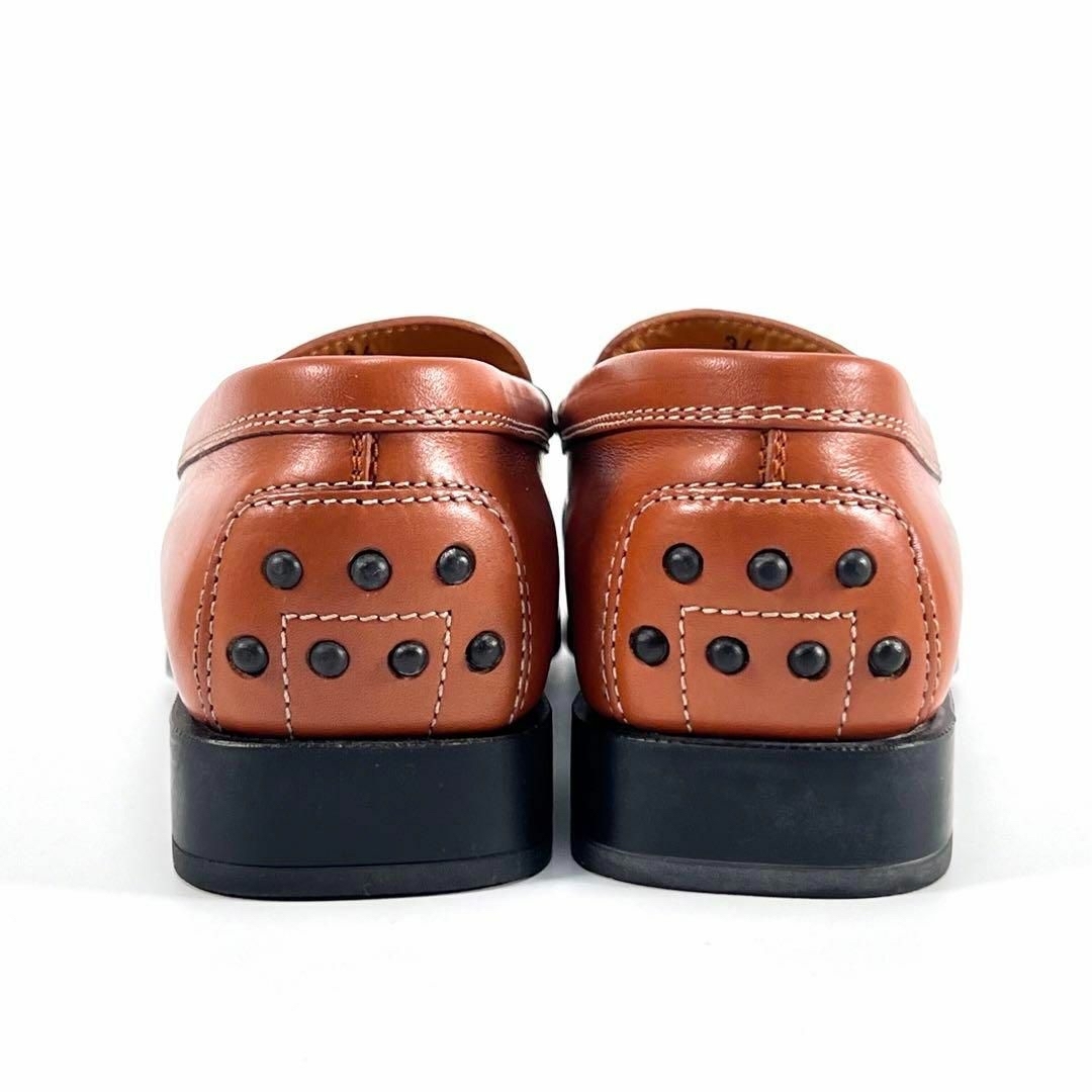 TOD'S - TODS コインローファー ブラウン 茶色 21cm レザー 靴 TOD'S - TODS コインローファー ブラウン 茶色 21cm レザー 靴