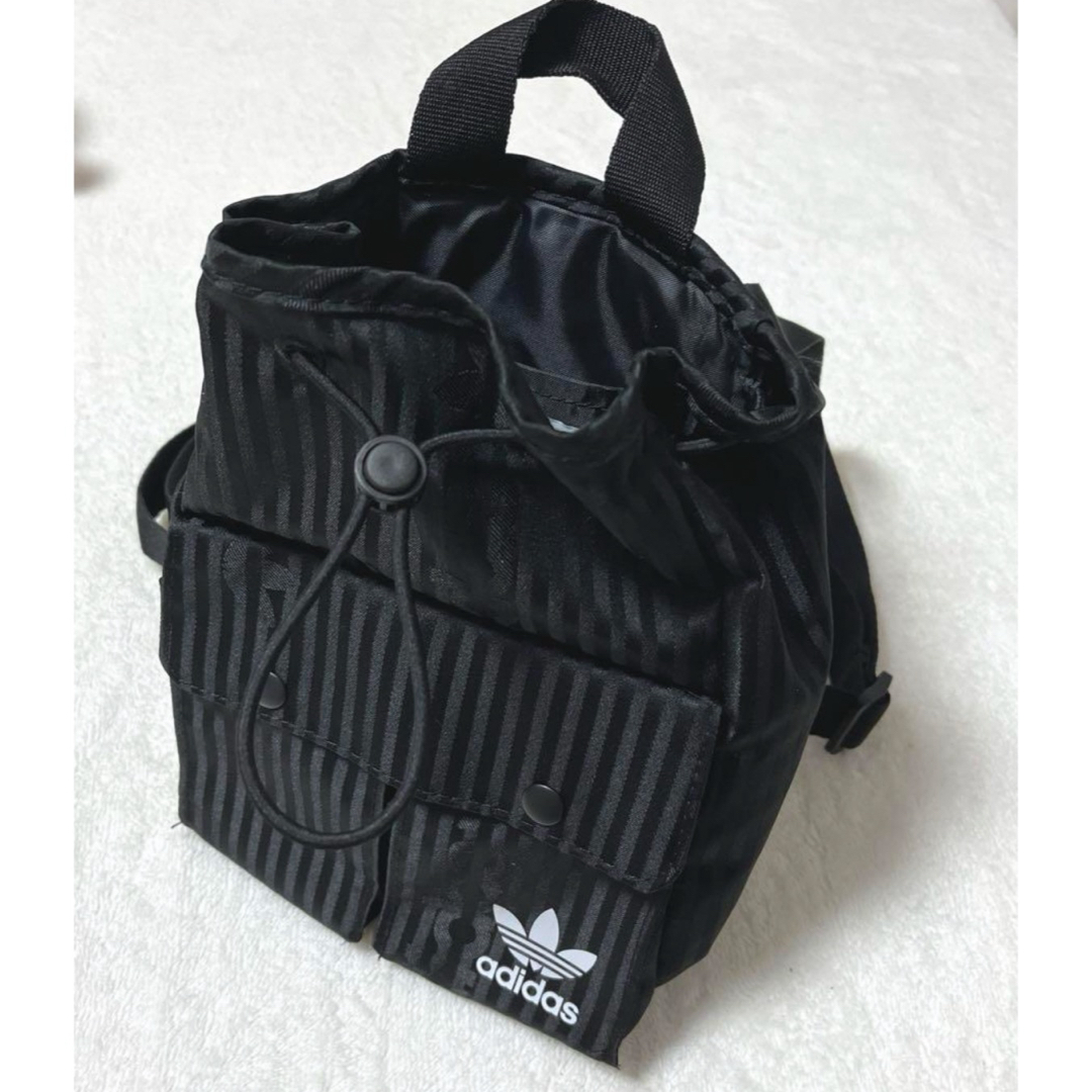 adidas アディダス　mini BP ミニバックパック　ショルダー　黒