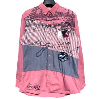 デシグアル(DESIGUAL)の匿名発送　美品　デシグアル　デザインコットンシャツ　サイズL(シャツ)