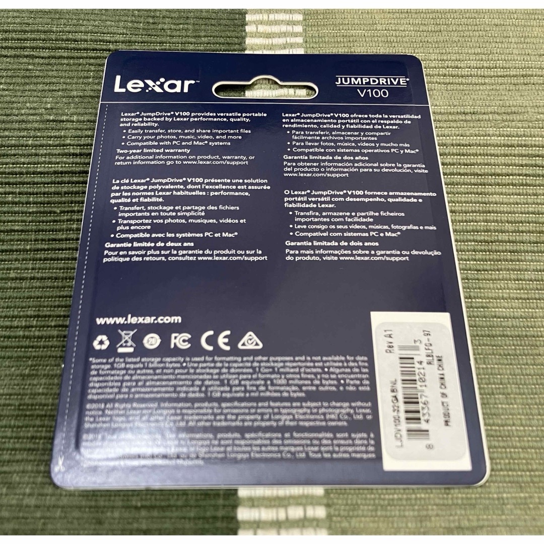 Lexar(レキサー)のレキサー USBメモリー 32GB 高速USB3 未使用未開封 スマホ/家電/カメラのPC/タブレット(PC周辺機器)の商品写真