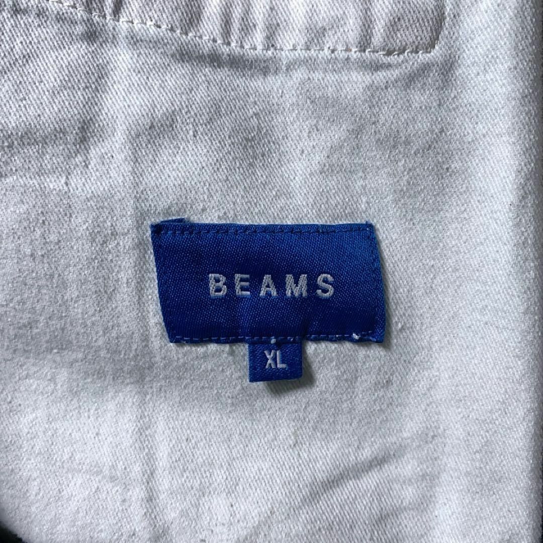 BEAMS(ビームス)のBEAMS ワイド テーパード デニム タック バギー パンツ XL メンズのパンツ(デニム/ジーンズ)の商品写真