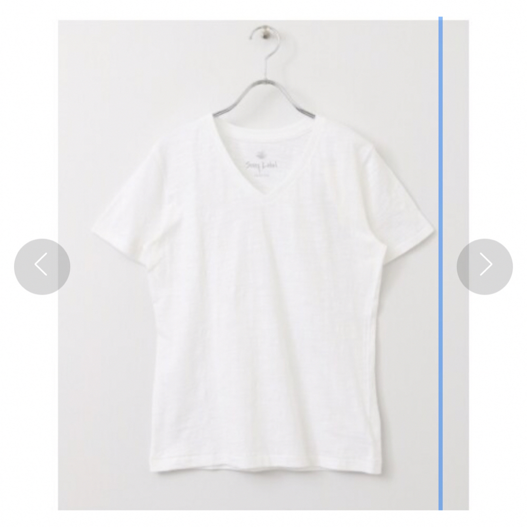 Sonny Label(サニーレーベル)のUSAcottonスラブVネックTシャツ レディースのトップス(Tシャツ(半袖/袖なし))の商品写真