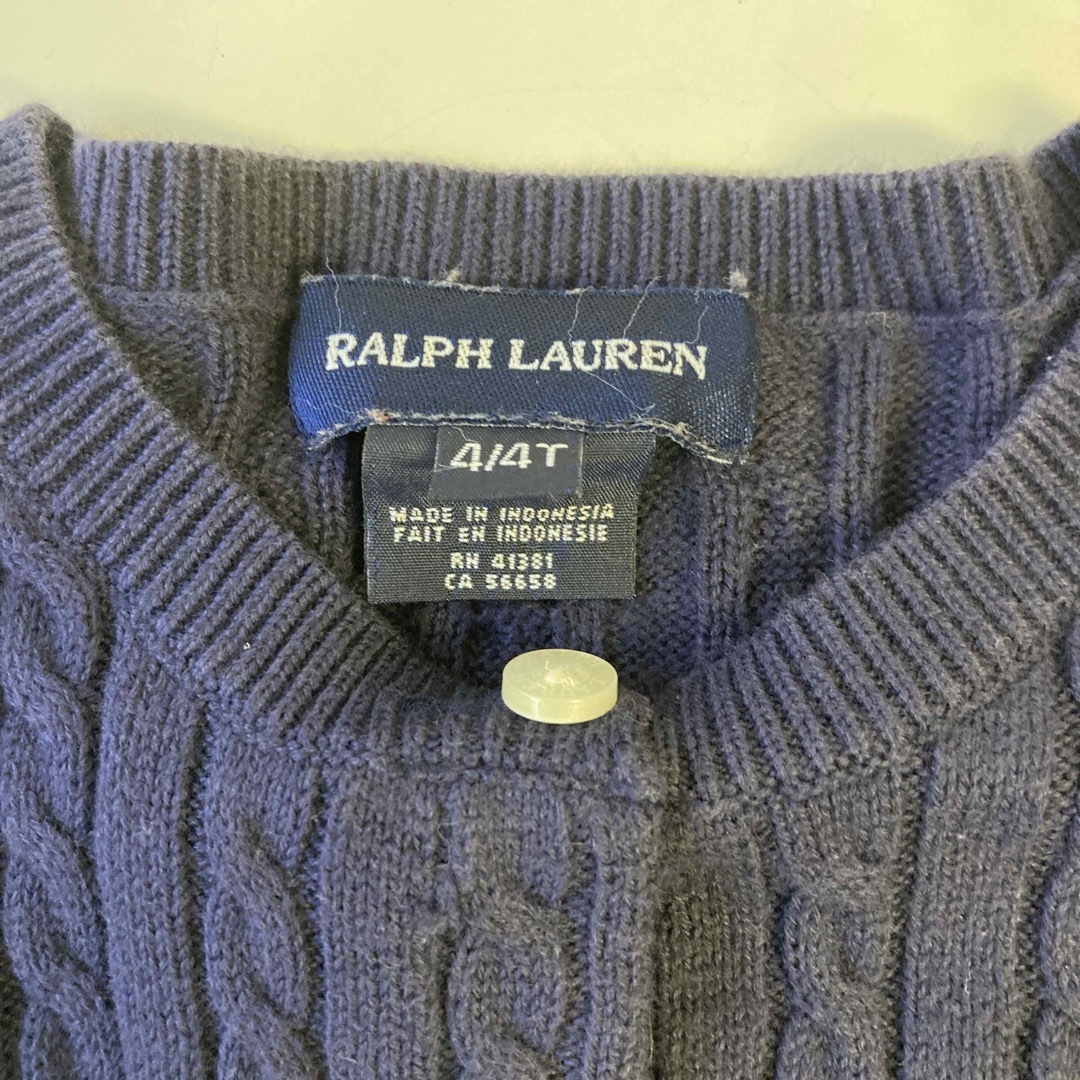 Ralph Lauren(ラルフローレン)のラルフローレン  カーディガン　4T（100） キッズ/ベビー/マタニティのキッズ服女の子用(90cm~)(カーディガン)の商品写真