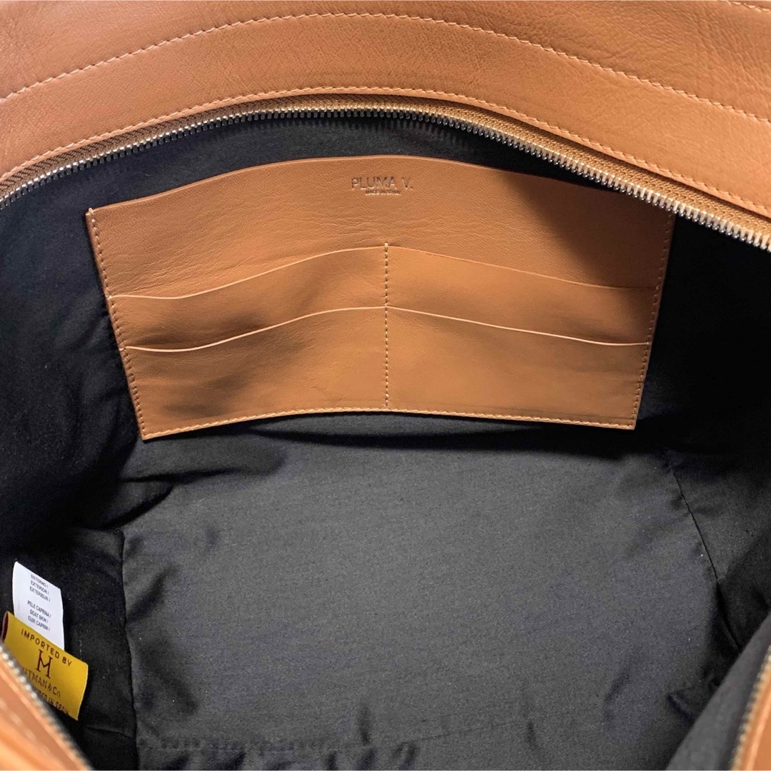 美品 プルマサンク 舟形 レザー トートバッグ スペイン製 ハンドバッグ 手提げ レディースのバッグ(トートバッグ)の商品写真