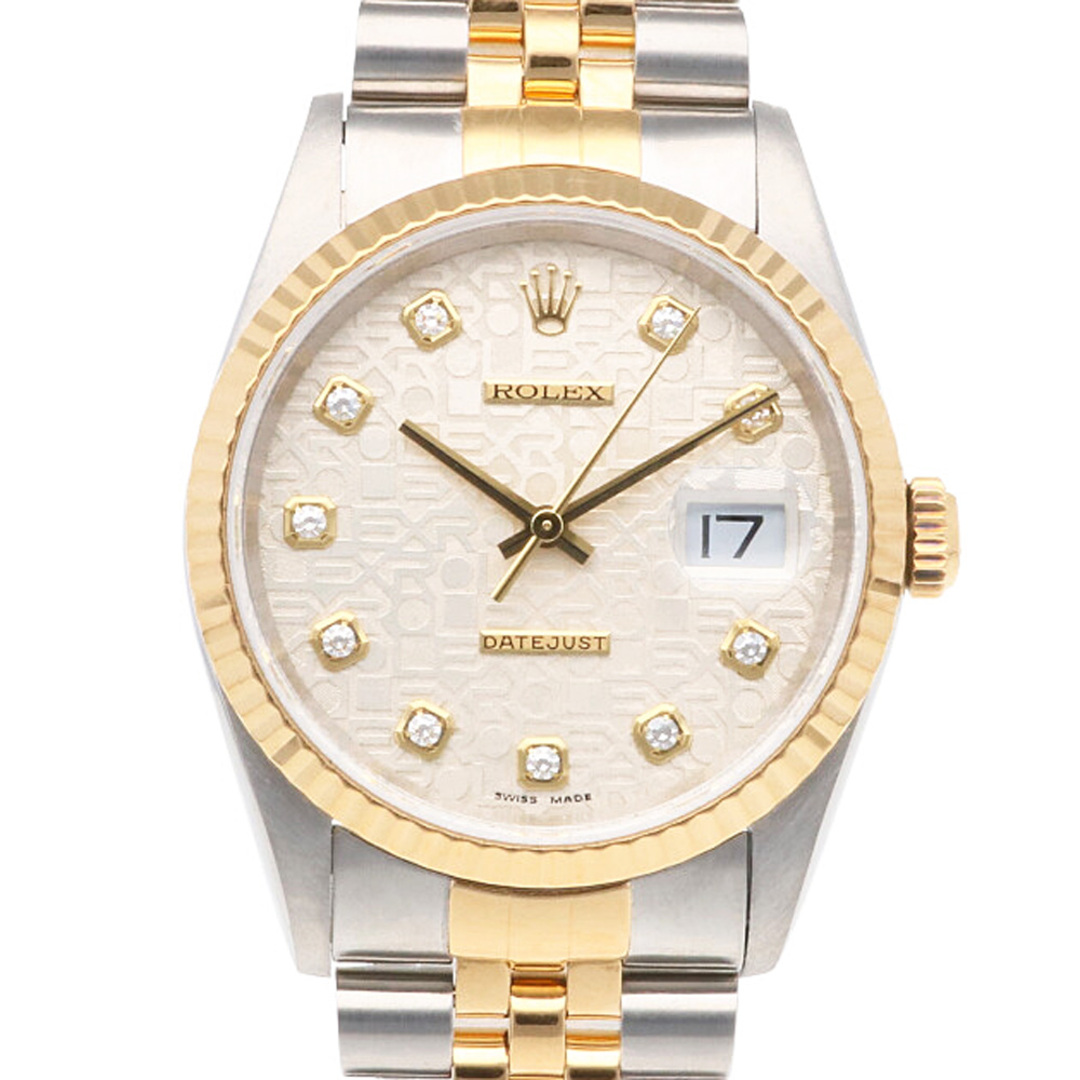 ROLEX(ロレックス)のロレックス デイトジャスト 腕時計 時計 ステンレススチール 16233 自動巻き メンズ 1年保証 ROLEX  中古 メンズの時計(腕時計(アナログ))の商品写真