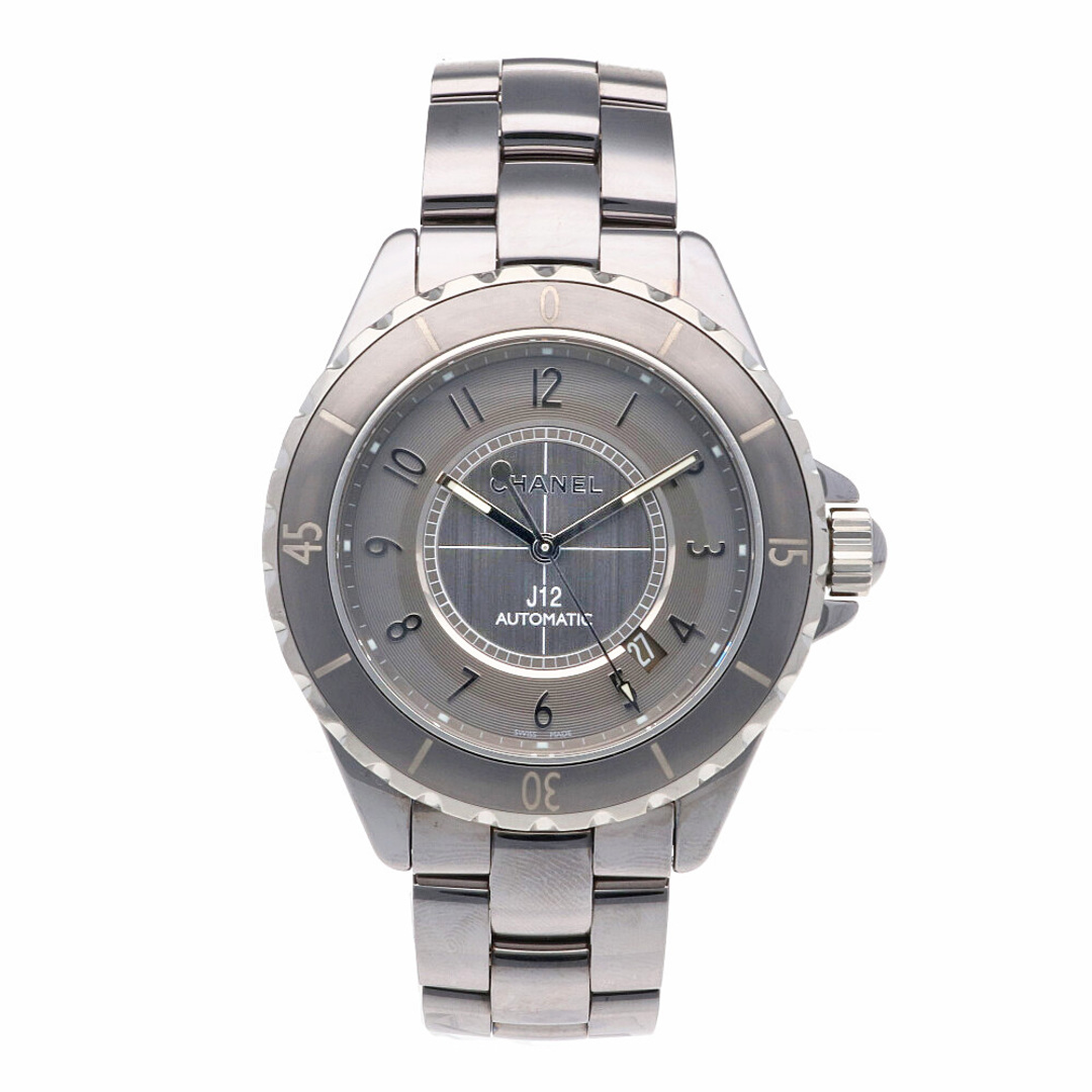 CHANEL(シャネル)のシャネル J12 クロマティック 腕時計 時計 チタン H2934 自動巻き メンズ 1年保証 CHANEL  中古 メンズの時計(腕時計(アナログ))の商品写真