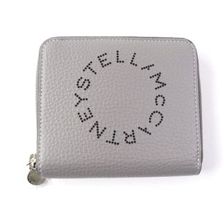 ステラマッカートニー(Stella McCartney)の未使用品 Stella McCartney ステラマッカートニー 7P0009 WP0057 SMOKE ロゴプリント ジップアラウンド ミニウォレット/二つ折り財布 箱付き 伊製 レディース(財布)