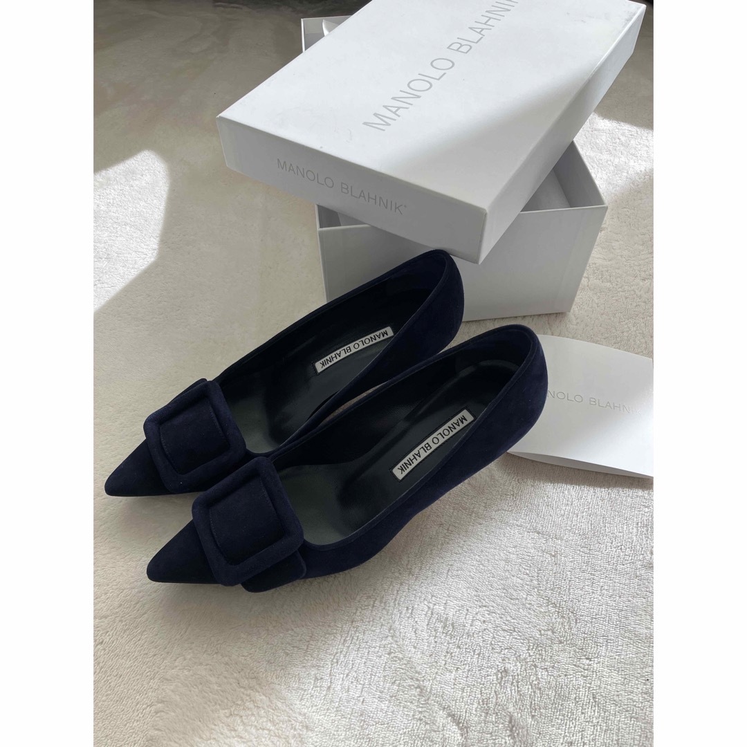 MANOLO BLAHNIK(マノロブラニク)のMANOLO BLAHNIK MAYSALEPUMP 35.5cm レディースの靴/シューズ(ハイヒール/パンプス)の商品写真