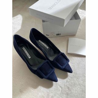 マノロブラニク(MANOLO BLAHNIK)のMANOLO BLAHNIK MAYSALEPUMP 35.5cm(ハイヒール/パンプス)