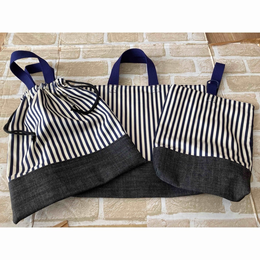 レッスンバッグ 上靴袋 体操服袋セット ユニコーン柄 ピンク レッスンバッグ 上靴袋 体操服袋セット ユニコーン柄 ピンク