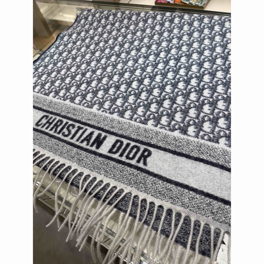 クリスチャン ディオール DIOR ☆ 大判 カシミヤ ストール クリスチャン ディオール DIOR ☆ 大判 カシミヤ ストール