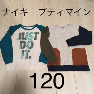 ナイキ(NIKE)のNIKE  petit main  トップス　2枚(Tシャツ/カットソー)