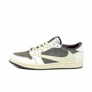 ナイキ(NIKE)のナイキ NIKE × トラヴィス スコット Travis Scott ■ 【 AIR JORDAN 1 LOW Reverse Mocha Sail and Ridgerock DM7866 162 】 エア ジョーダン 1 リバース モカ セイル アンド リッジロック スニーカー f20868(スニーカー)