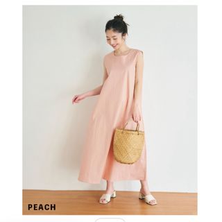 BASEMENT - Basement online 新品　バックDカンワンピース　ピーチ