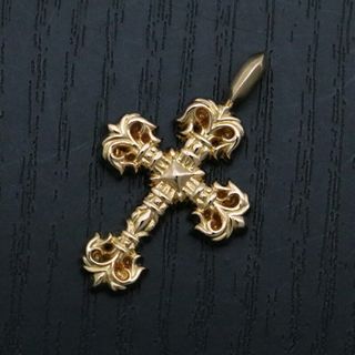 クロムハーツ(Chrome Hearts)のクロムハーツ【CHROMEHEARTS】【保証書付】【22K】【タイニー】フィリグリーチャーム/クロスペンダント/8.7g【中古】12641(その他)