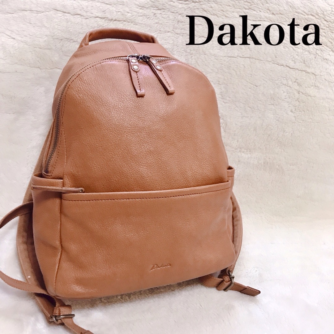 Dakota(ダコタ)の美品 Dakota ダコタ ファレル オールレザー リュック バックパック 本革 レディースのバッグ(リュック/バックパック)の商品写真