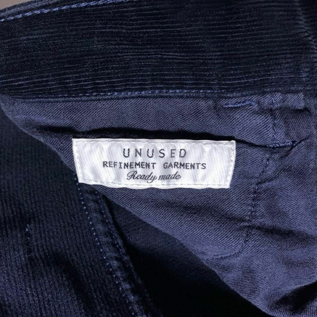 UNUSED(アンユーズド)のUNUSED アンユーズド コーデュロイパンツ ダークネイビー サイズ1 メンズのパンツ(その他)の商品写真