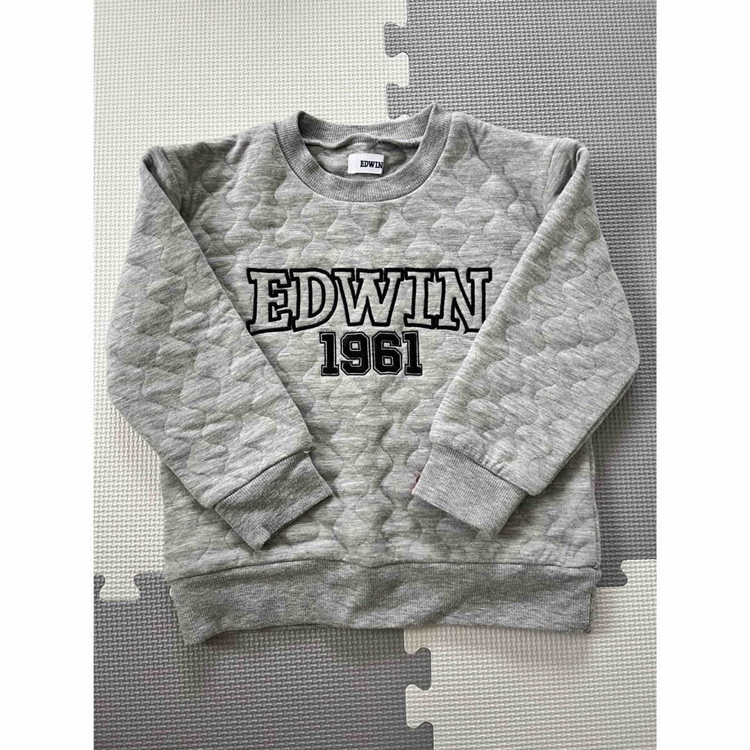 EDWIN(エドウィン)のEDWIN 長袖カットソー110  キッズ/ベビー/マタニティのキッズ服男の子用(90cm~)(Tシャツ/カットソー)の商品写真