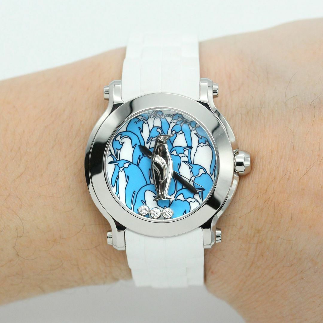 Chopard(ショパール)の極美品ショパール ハッピースポーツ 28/8507 腕時計 A04400 レディースのファッション小物(腕時計)の商品写真