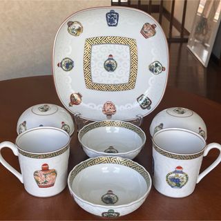 伊勢丹 - 【未使用美品】前畑陶器☆チャイナシーズ☆パーティセットの 伊勢丹 - 【未使用美品】前畑陶器☆チャイナシーズ☆パーティセットの