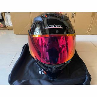 新品ダブルレンズ フルフェイスヘルメットバイクヘルメット(ヘルメット/シールド)