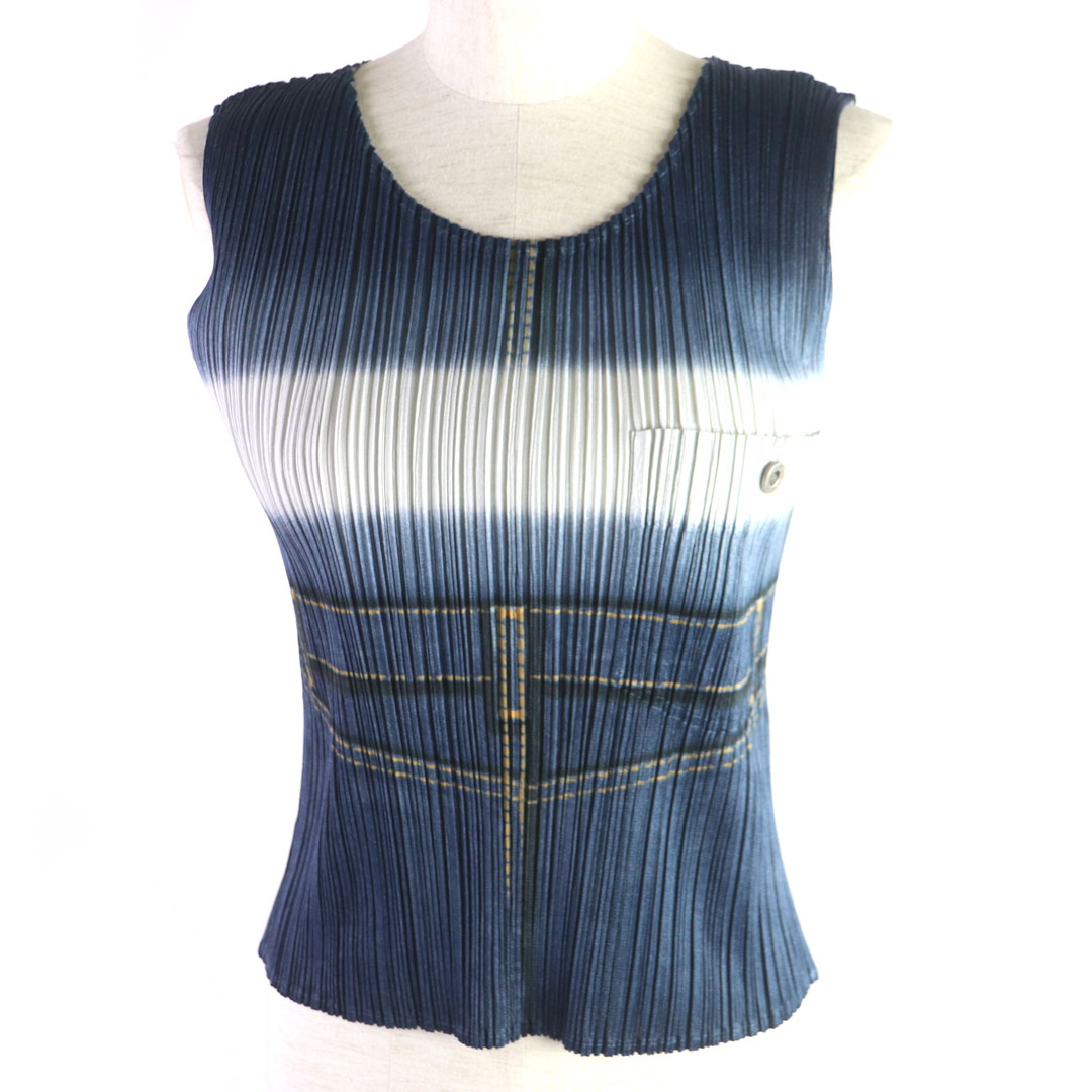 極美品 PLEATS PLEASE プリーツプリーズ イッセイミヤケ デニム 極美品 PLEATS PLEASE プリーツプリーズ イッセイミヤケ デニム