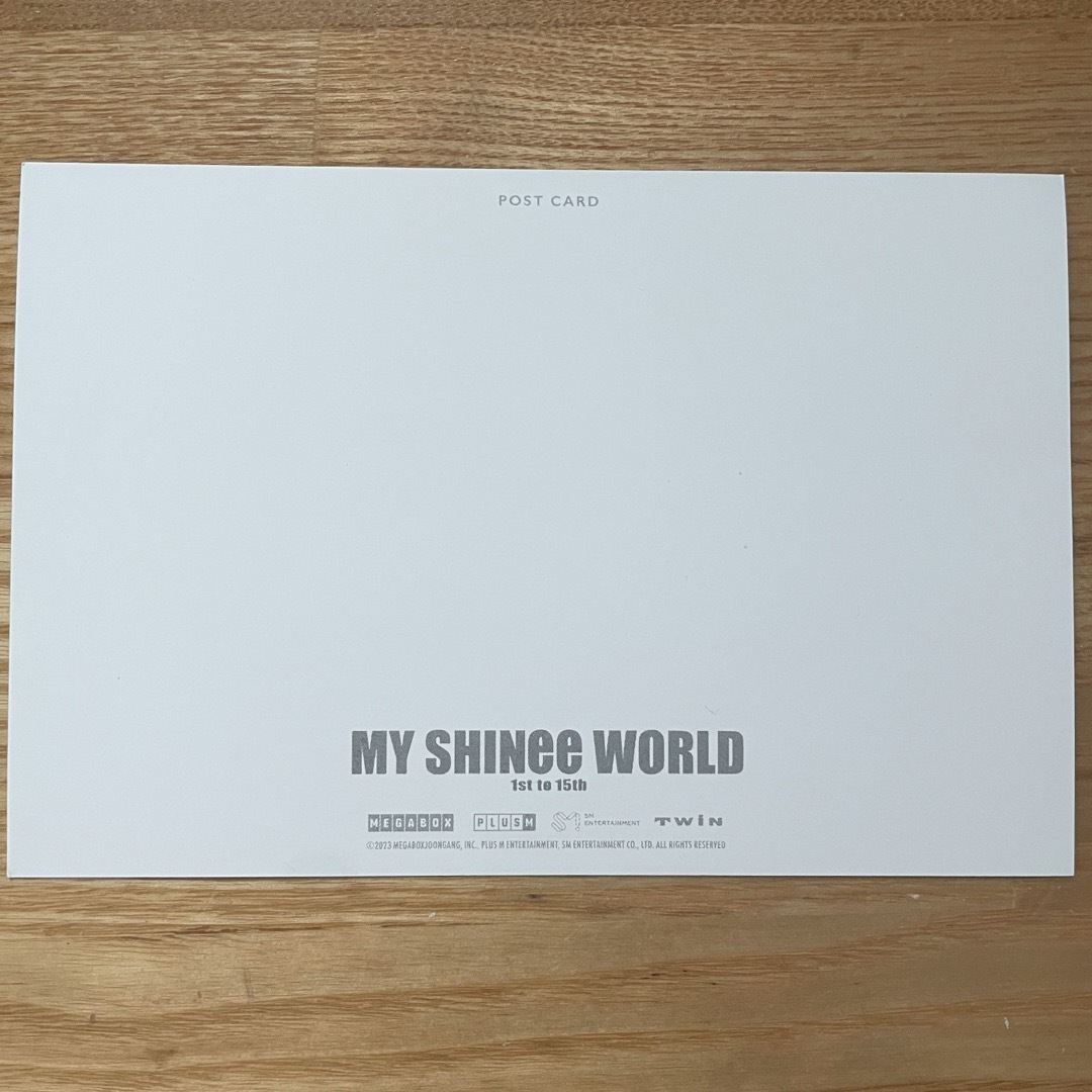 SHINee(シャイニー)のSHINee  映画　特典ポストカード エンタメ/ホビーのタレントグッズ(アイドルグッズ)の商品写真