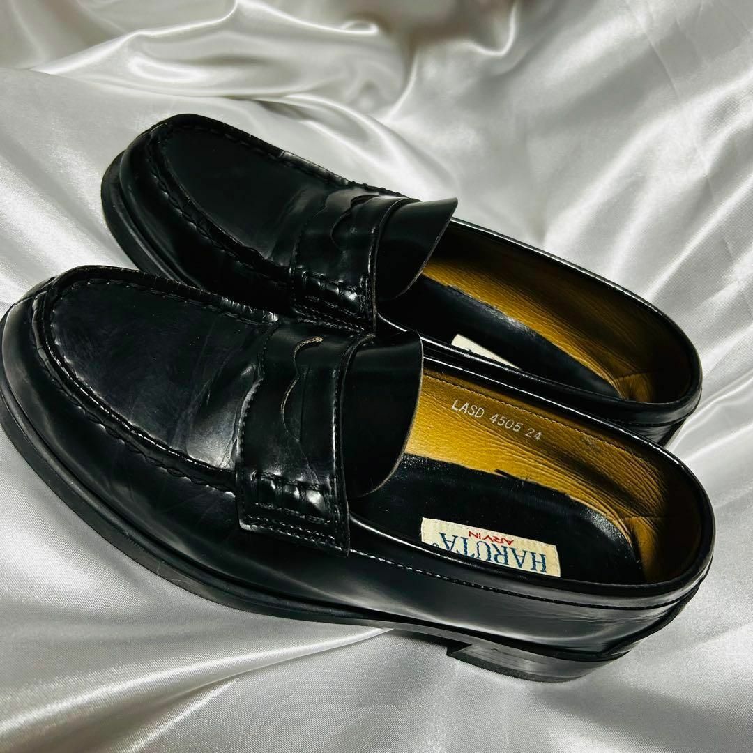 HARUTA(ハルタ)のHARUTA  ハルタ ローファー 24cm ブラック 4505 通学 入学 レディースの靴/シューズ(ローファー/革靴)の商品写真