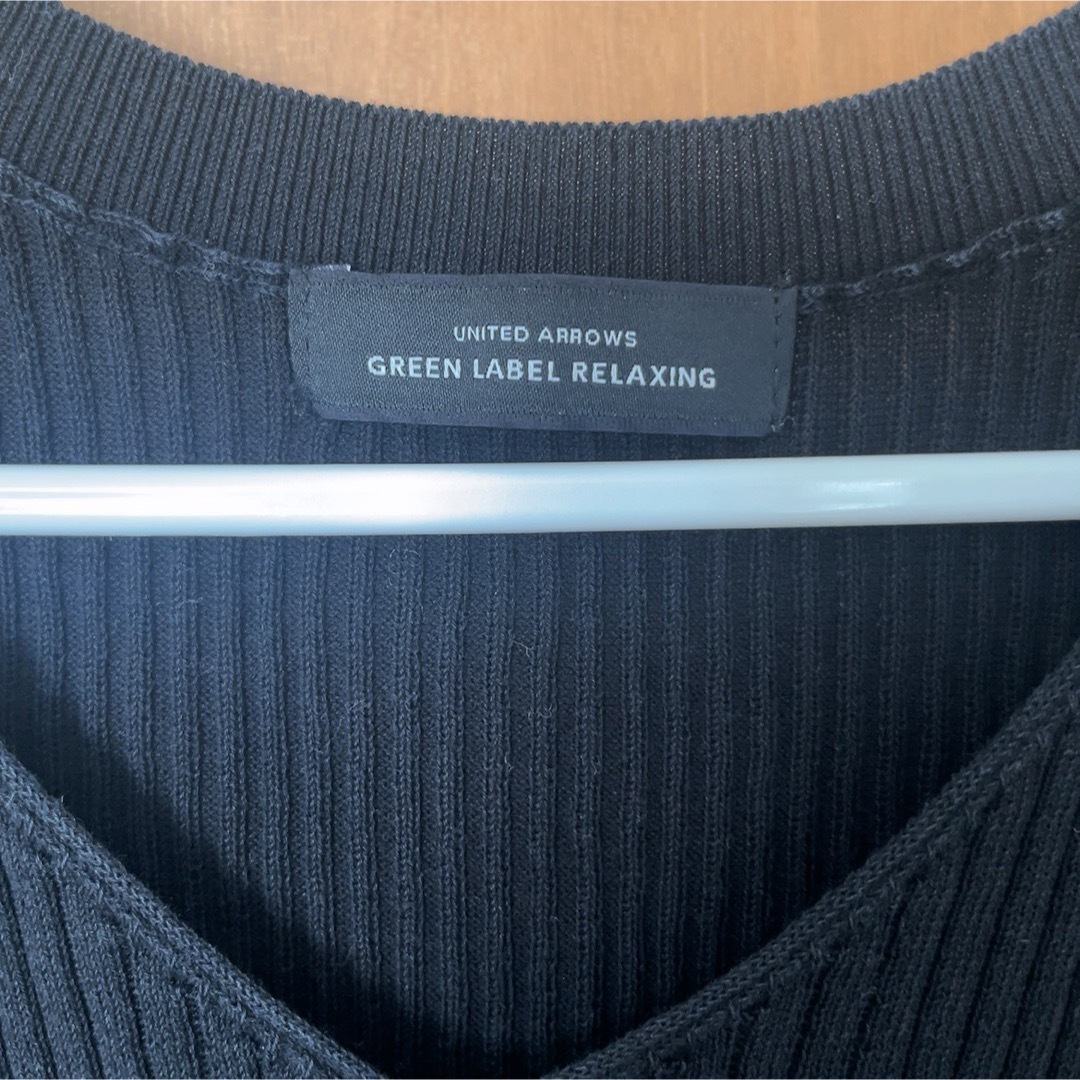 UNITED ARROWS green label relaxing(ユナイテッドアローズグリーンレーベルリラクシング)のgreen label relaxing サマーニット　 Vネック カットソー レディースのトップス(ニット/セーター)の商品写真