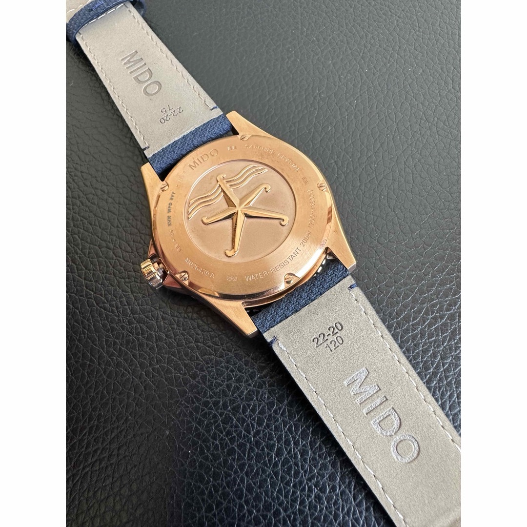 MIDO(ミドー)の【新品 保証期間内】ミドー MIDO オーシャンスター キャリバー80 ブルー メンズの時計(腕時計(アナログ))の商品写真