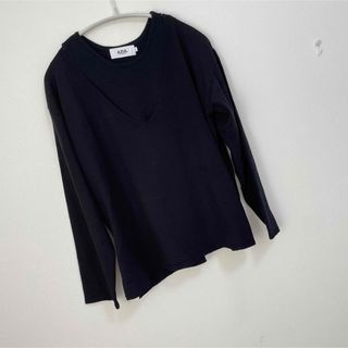 アズールバイマウジー(AZUL by moussy)のアズールバイマウジー  /2WAYレイヤードディープブイネックトップス(ニット/セーター)