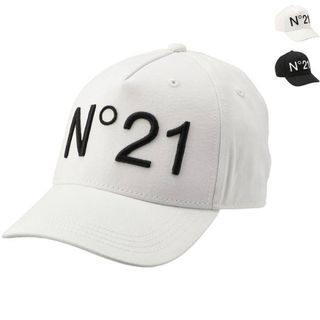 ヌメロヴェントゥーノ(N°21)のヌメロ ヴェントゥーノ N°21 【大人もOK】キッズ キャップ ロゴ 帽子 LOGO-EMBROIDERED ベースボールキャップ 2024年春夏新作 N2143F N0041 (帽子)