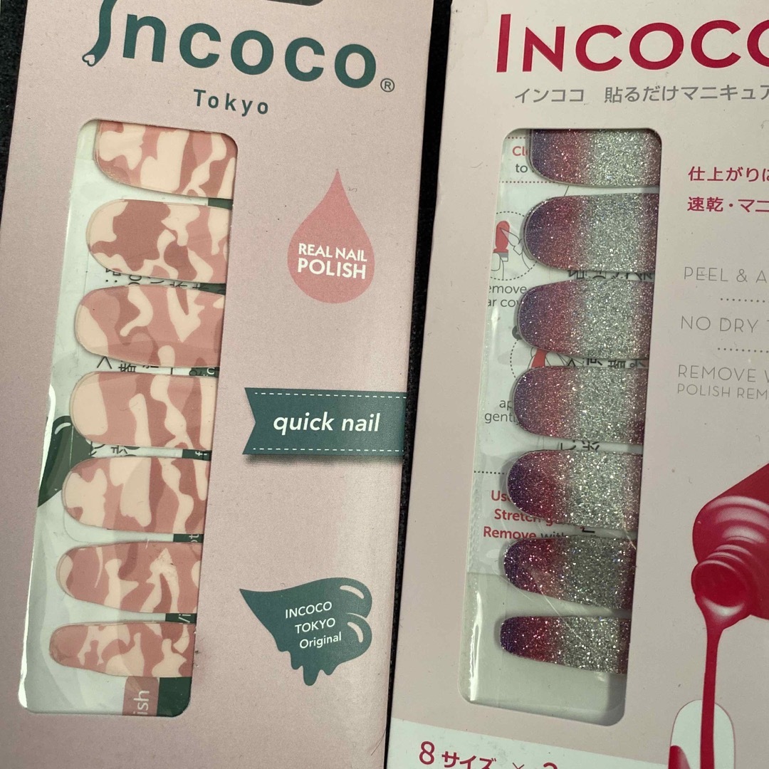 Incoco(インココ)のインココ　貼るだけマニキュア コスメ/美容のネイル(つけ爪/ネイルチップ)の商品写真