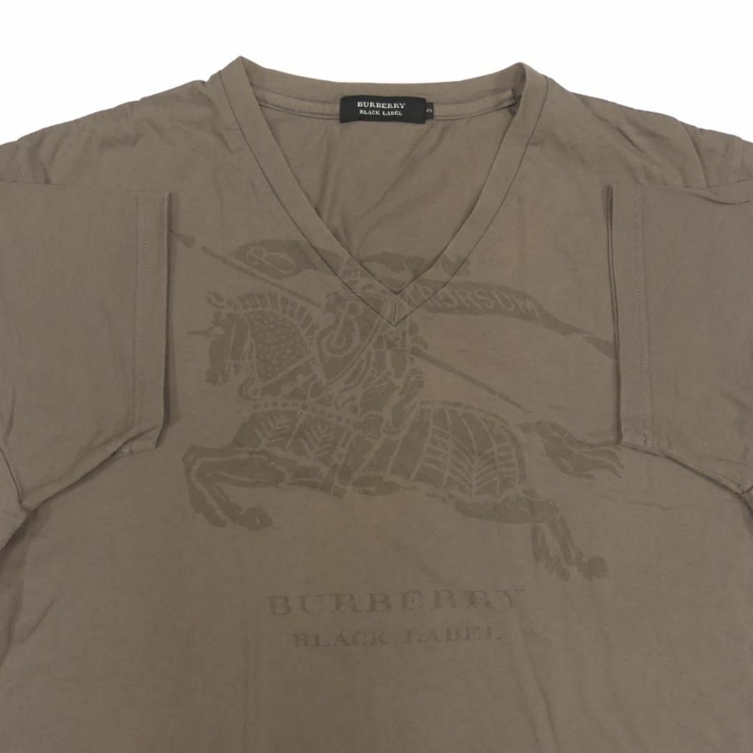 BURBERRY BLACK LABEL(バーバリーブラックレーベル)の廃盤 バーバリーブラックレーベル Tシャツ L カットソー ビッグロゴTJ940 メンズのトップス(Tシャツ/カットソー(半袖/袖なし))の商品写真