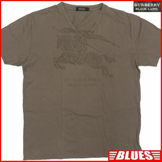 バーバリーブラックレーベル(BURBERRY BLACK LABEL)の廃盤 バーバリーブラックレーベル Tシャツ L カットソー ビッグロゴTJ940(Tシャツ/カットソー(半袖/袖なし))