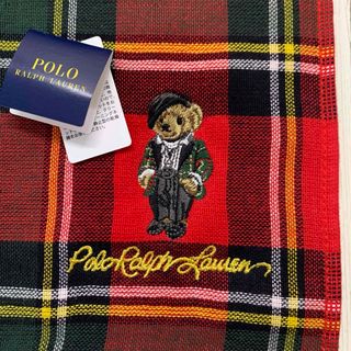 ポロラルフローレン(POLO RALPH LAUREN)のポロ　ラルフローレン　ポロベア　タオルハンカチ　未使用(ハンカチ)