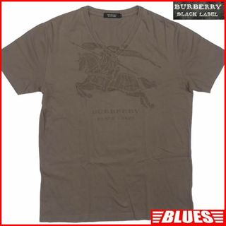 バーバリーブラックレーベル(BURBERRY BLACK LABEL)の廃盤 バーバリーブラックレーベル Tシャツ L カットソー ビッグロゴTJ941(Tシャツ/カットソー(半袖/袖なし))