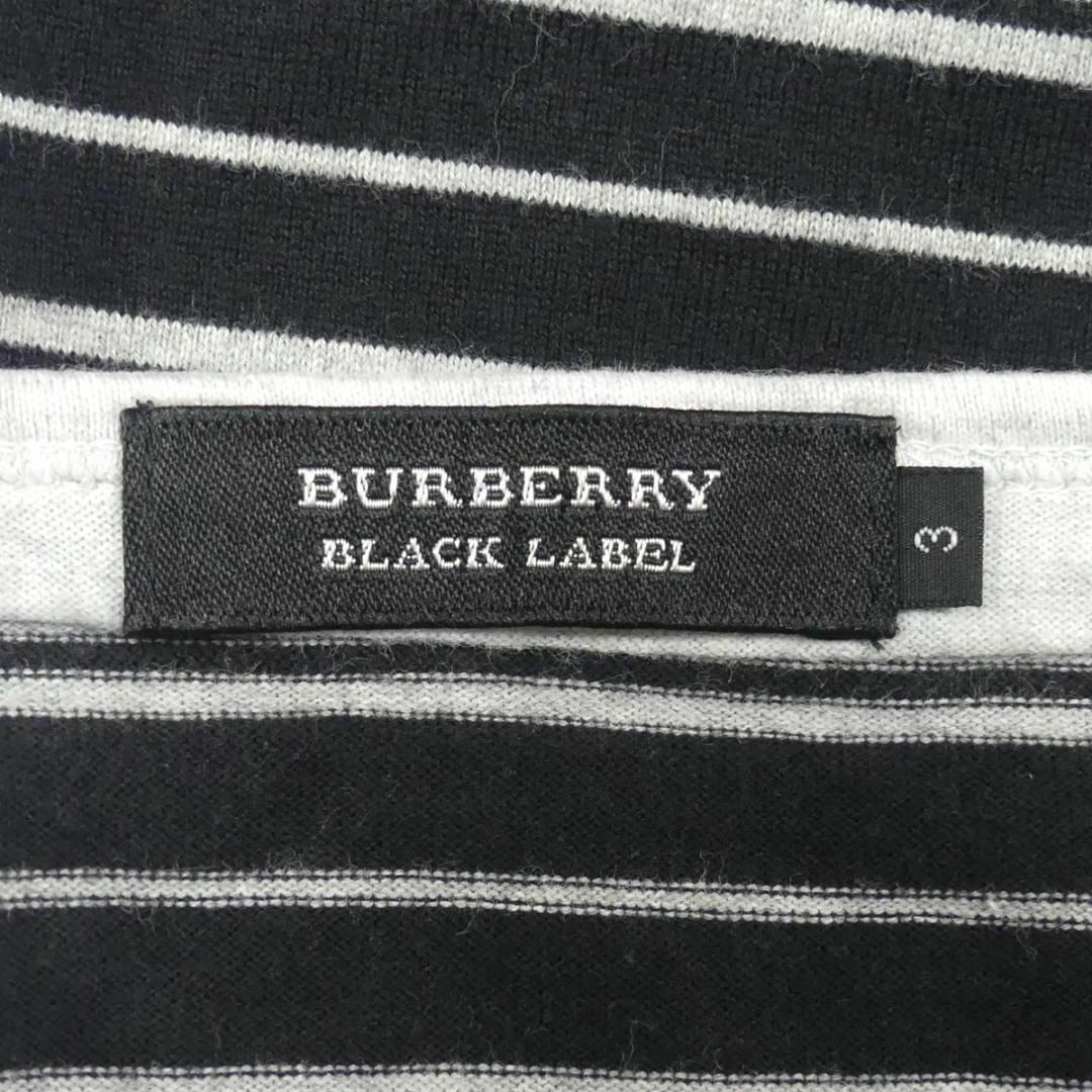 BURBERRY BLACK LABEL(バーバリーブラックレーベル)の廃盤 バーバリーブラックレーベル Tシャツ L カットソー 黒 刺繍 TJ942 メンズのトップス(Tシャツ/カットソー(半袖/袖なし))の商品写真