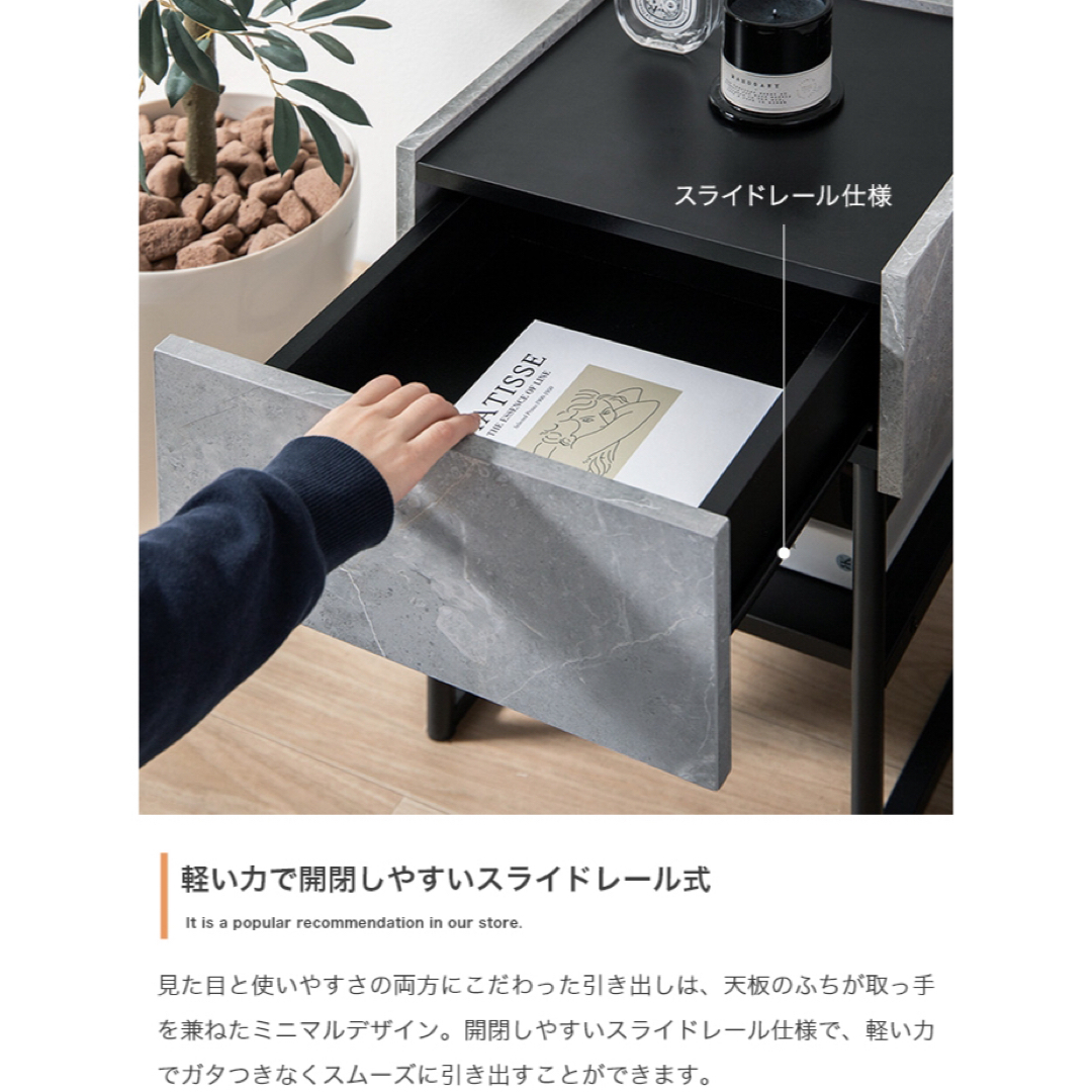 新品 送料無料】 サイドテーブル 全2色 引き出し付き ナイト 新品 送料無料】 サイドテーブル 全2色 引き出し付き ナイト