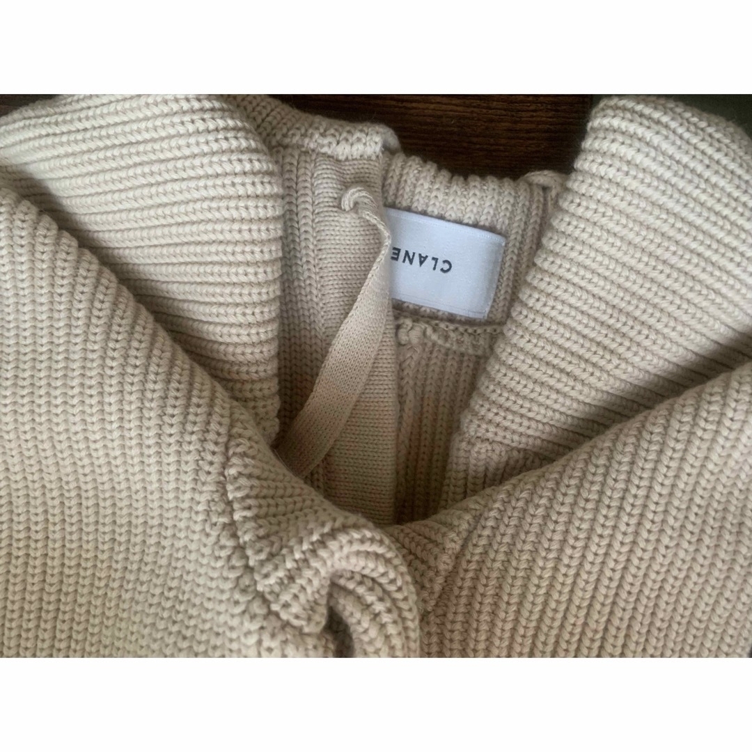 CLANE(クラネ) WIDE HOOD KNIT TOPS CLANE(クラネ) WIDE HOOD KNIT TOPS