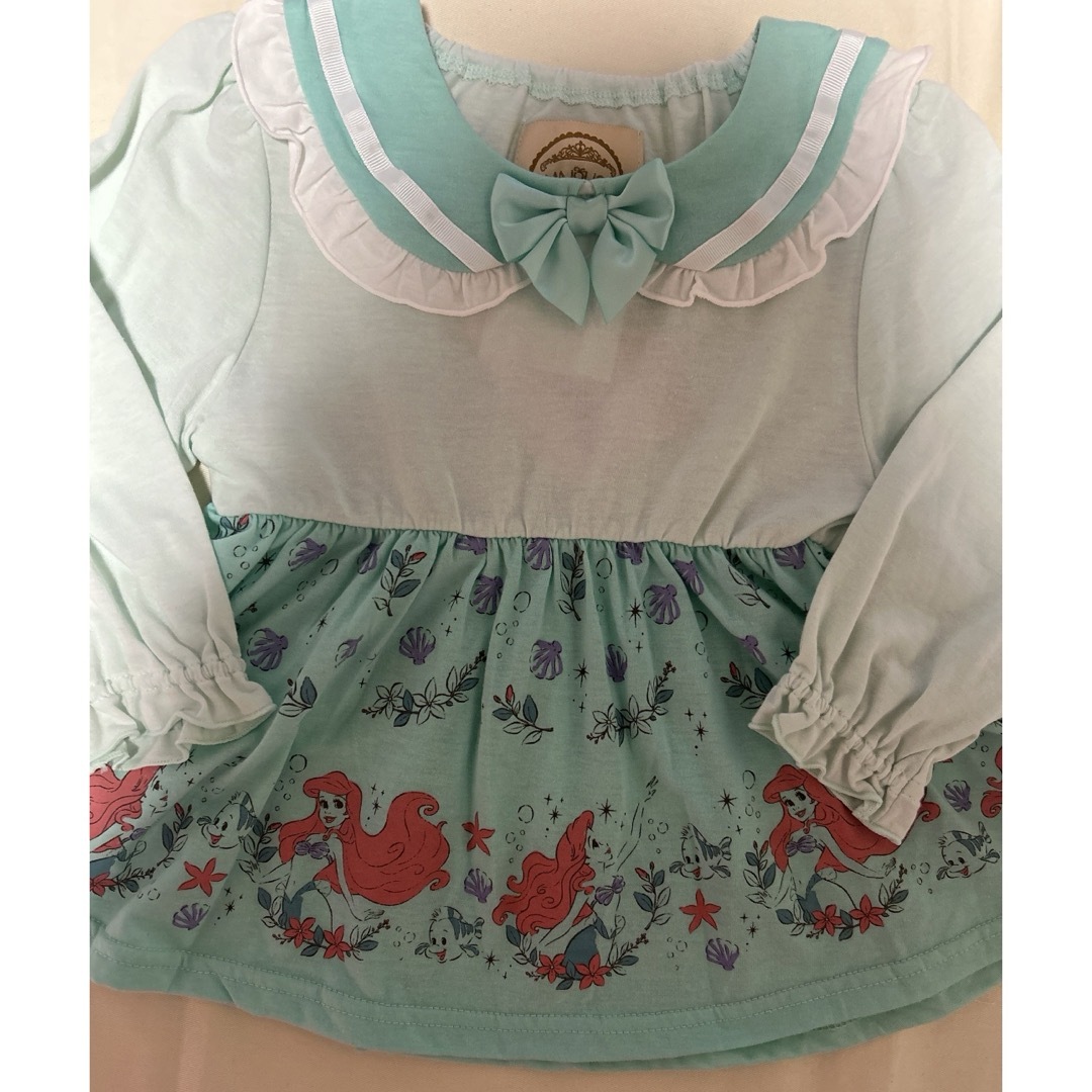 バースデイ(バースデイ)のマジョリカ  アリエル　長袖　パジャマ　100 キッズ/ベビー/マタニティのキッズ服女の子用(90cm~)(パジャマ)の商品写真