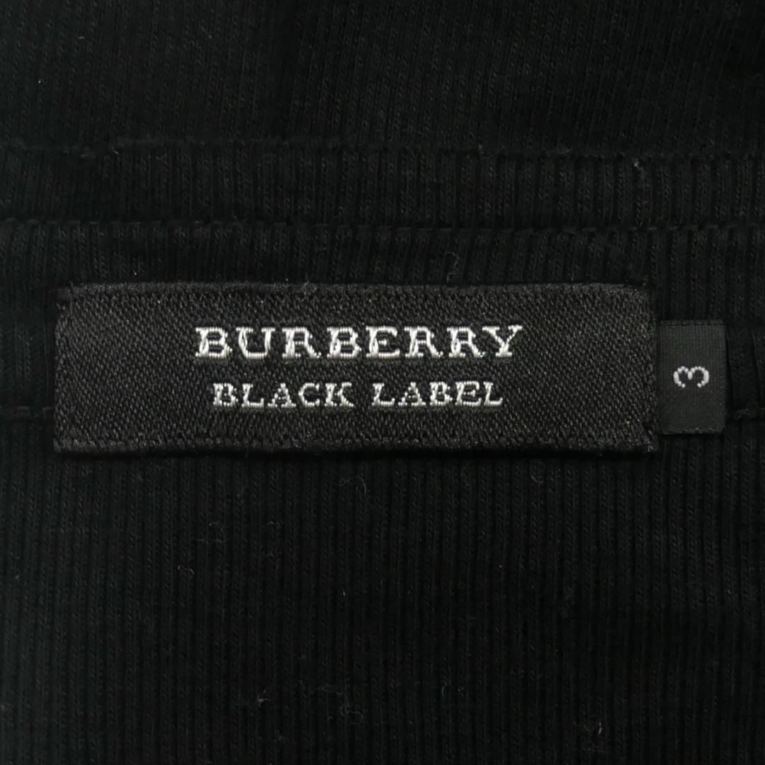 BURBERRY BLACK LABEL(バーバリーブラックレーベル)の廃盤 バーバリーブラックレーベル Tシャツ L カットソー 黒 刺繍 TJ943 メンズのトップス(Tシャツ/カットソー(半袖/袖なし))の商品写真