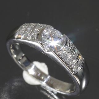 ショーメ(CHAUMET)のショーメ フィデリテ ダイヤ0.3ct リング 9.5号 PT950 指輪 箱保(リング(指輪))